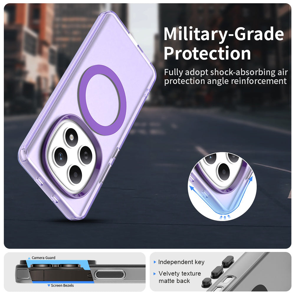 Θήκη MagSafe για Xiaomi Poco M8 / Redmi Note 15 5G / Note 15 4G, Techsuit, CandyCase, Μωβ