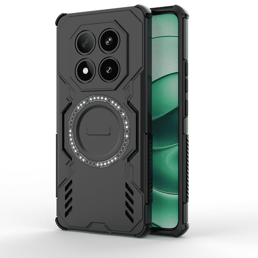 Θήκη MagSafe για Xiaomi Poco X7 / Redmi Note 14 Pro 5G, Techsuit, ArmorMag, Μαύρη