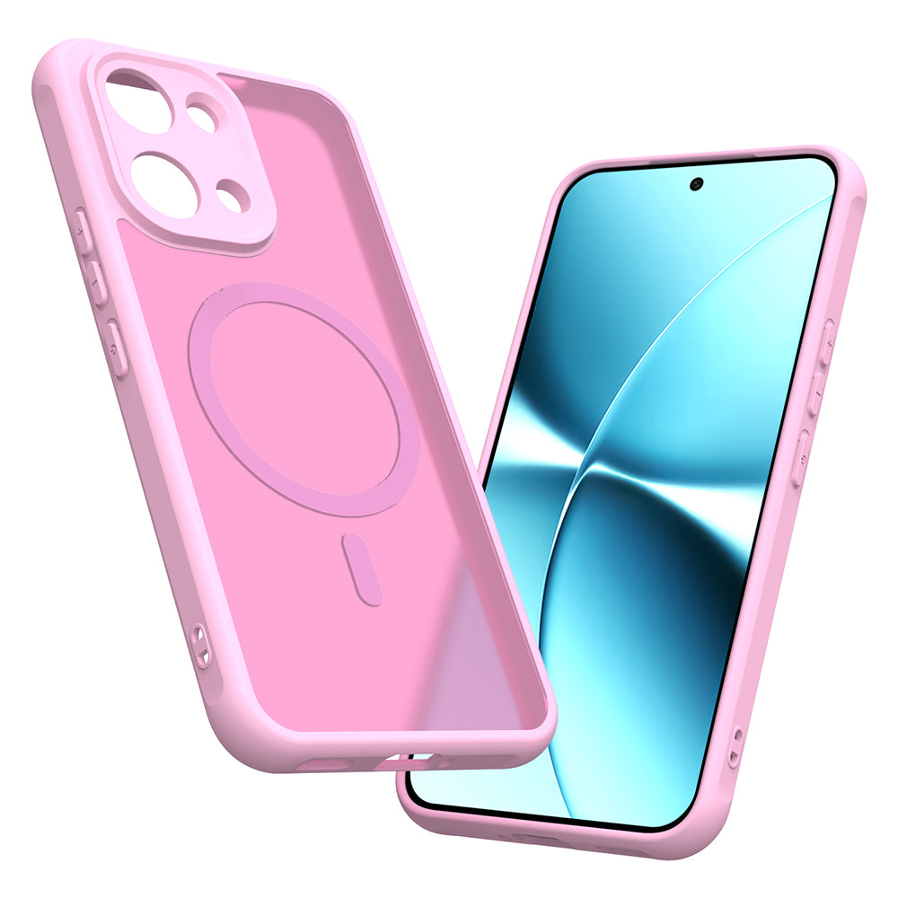 Θήκη MagSafe για Xiaomi Poco X8 Pro Max, Techsuit, HaloFrost II, Ροζ