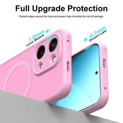 Θήκη MagSafe για Xiaomi Poco X8 Pro Max, Techsuit, HaloFrost II, Ροζ