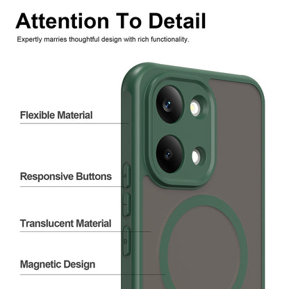 Θήκη MagSafe για Xiaomi Poco X8 Pro Max, Techsuit, HaloFrost II, Πράσινο
