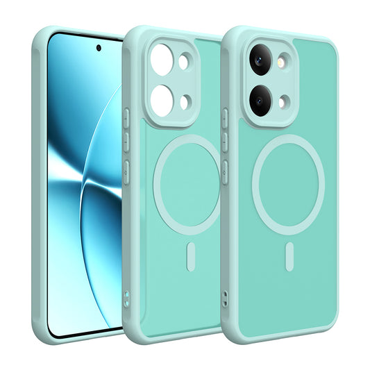 Θήκη MagSafe για Xiaomi Poco X8 Pro Max, Techsuit, HaloFrost II, Ανοιχτό Πράσινο