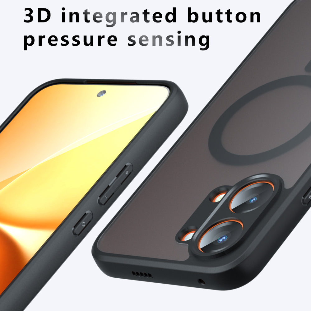 MagSafe Case for Xiaomi Poco X8 Pro Max, Techsuit, PureFrost, Satin Black