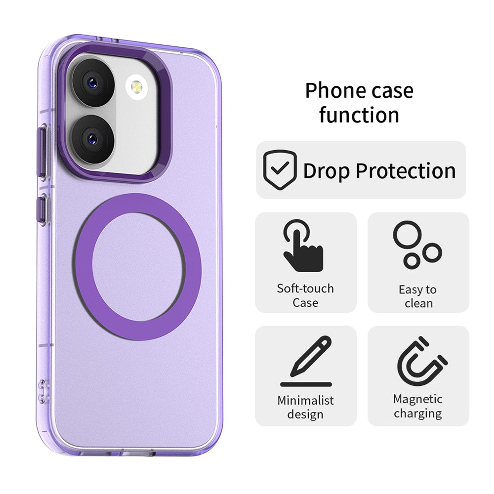 Θήκη MagSafe για Xiaomi Poco X8 Pro, Techsuit, CandyCase, Μωβ