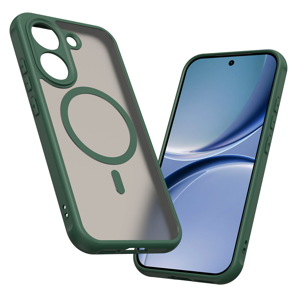 MagSafe Case for Xiaomi Poco X8 Pro, Techsuit, HaloFrost II, Green