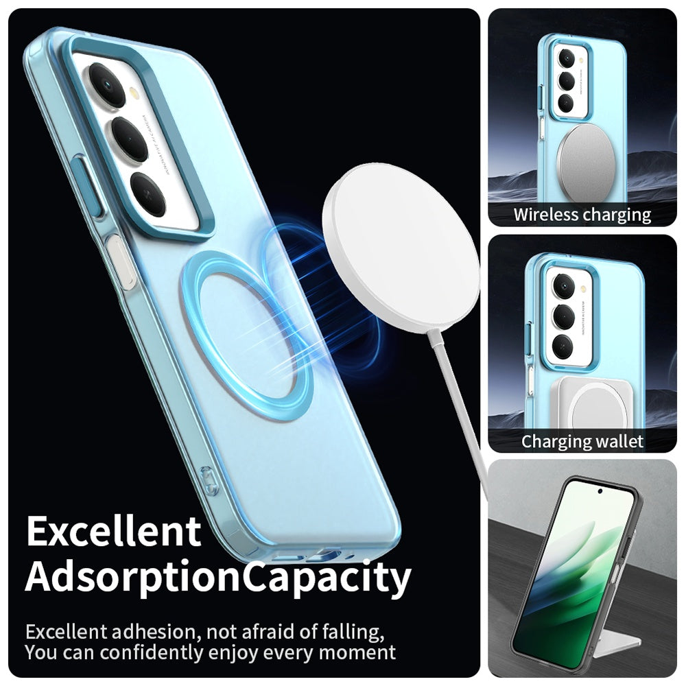 Θήκη MagSafe για Xiaomi Redmi 15 5G / 15 4G, Techsuit, CandyCase, Μπλε