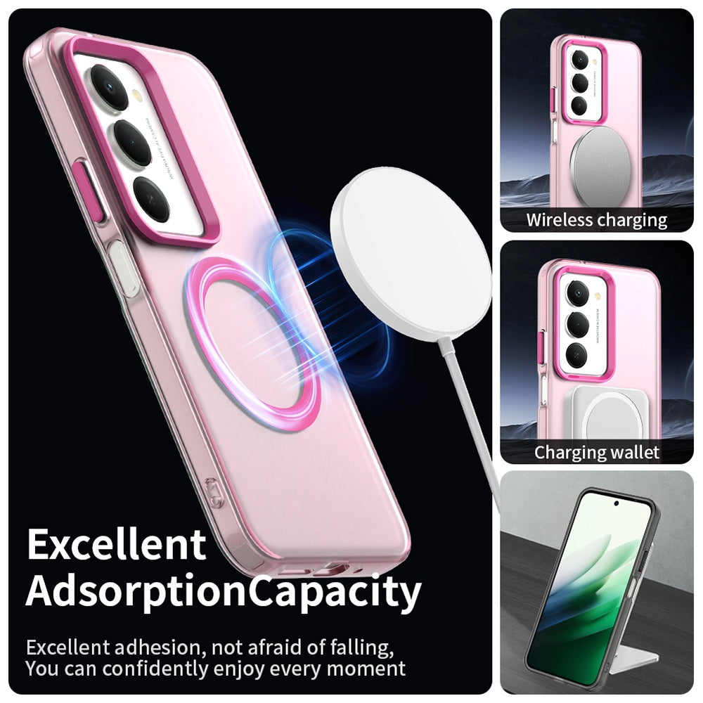 Θήκη MagSafe για Xiaomi Redmi 15 5G / 15 4G, Techsuit, CandyCase, Ροζ