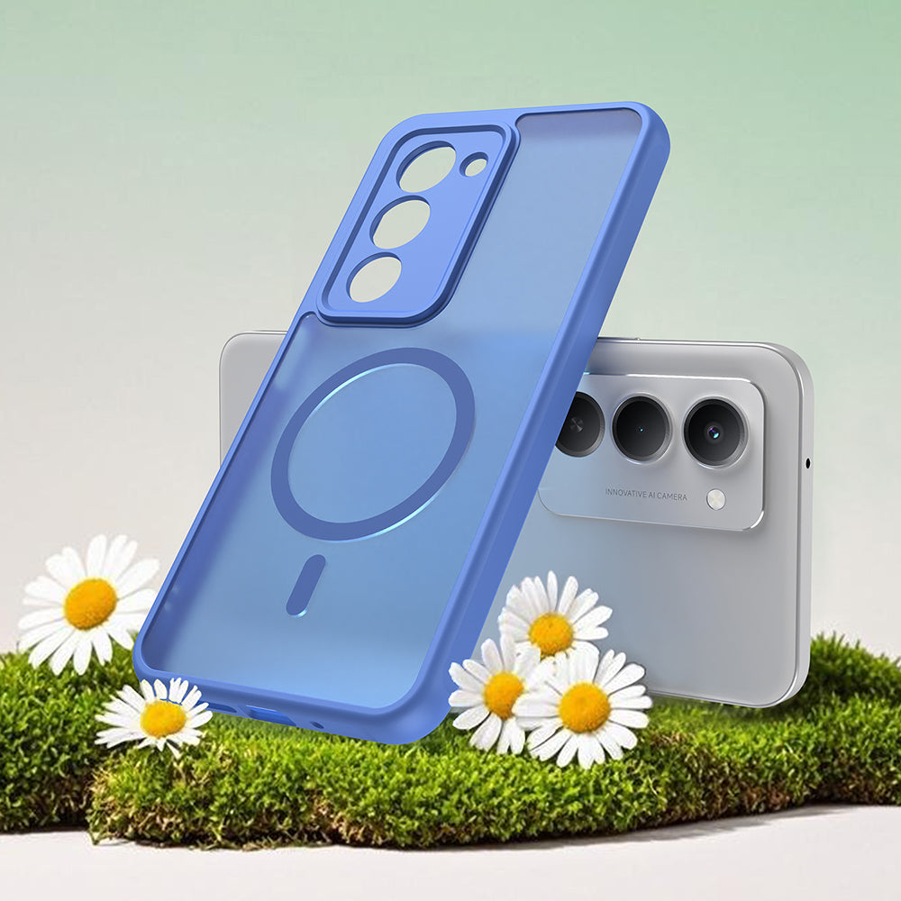 MagSafe Case for Xiaomi Redmi 15 5G / 15 4G, Techsuit, HaloFrost II, Blue