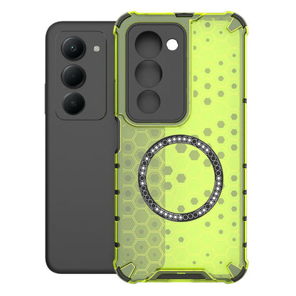 Θήκη MagSafe για Xiaomi Redmi 15 5G / 15 4G, Techsuit, HoneyComb Shield, Πράσινη