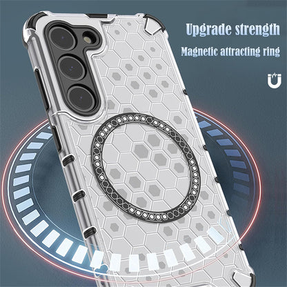 Θήκη MagSafe για Xiaomi Redmi 15 5G / 15 4G, Techsuit, HoneyComb Shield, Πράσινη