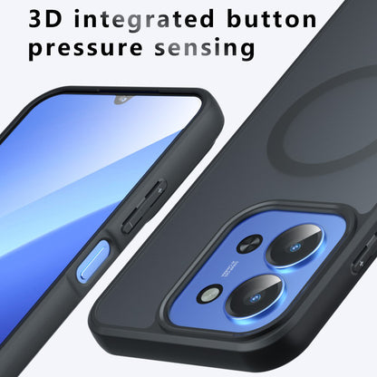 Θήκη MagSafe για Xiaomi Redmi 15C 5G / 15C 4G, Techsuit, PureFrost, Ματ Μαύρη