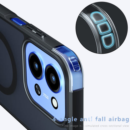 Θήκη MagSafe για Xiaomi Redmi 15C 5G / 15C 4G, Techsuit, PureFrost, Ματ Μαύρη