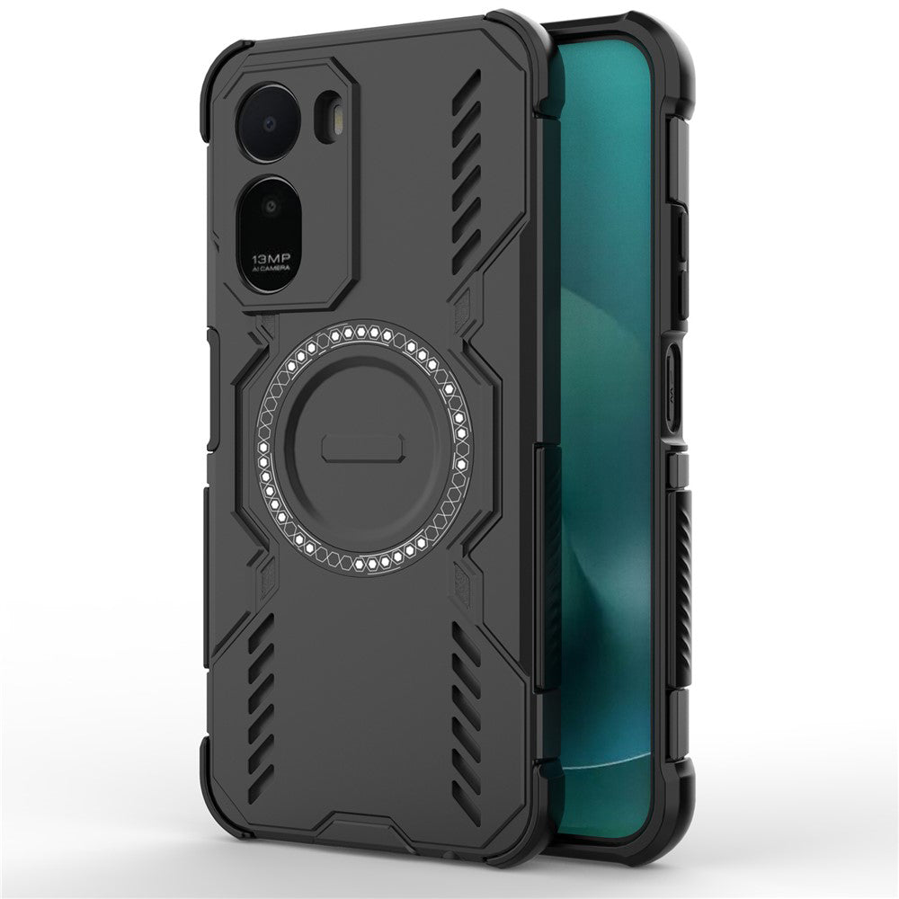 Θήκη MagSafe για Xiaomi Redmi A7 Pro 4G, Techsuit, ArmorMag, Μαύρο