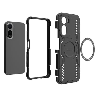 Θήκη MagSafe για Xiaomi Redmi A7 Pro 4G, Techsuit, ArmorMag, Μαύρο