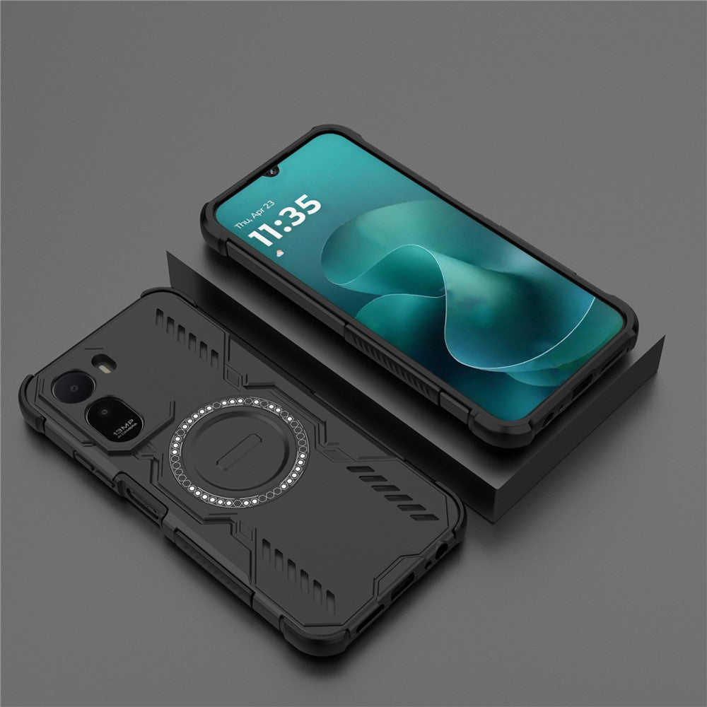 Θήκη MagSafe για Xiaomi Redmi A7 Pro 4G, Techsuit, ArmorMag, Μαύρο