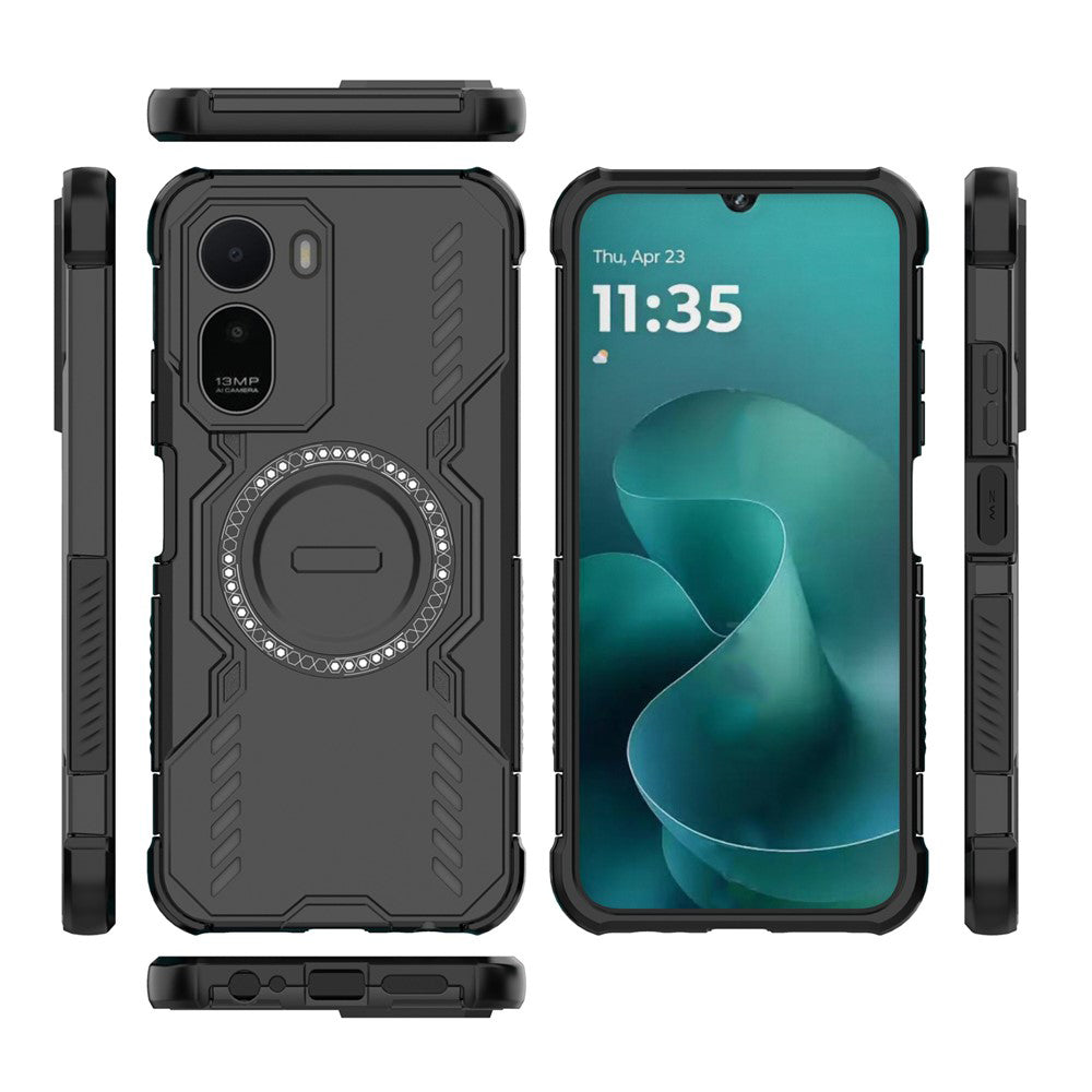 Θήκη MagSafe για Xiaomi Redmi A7 Pro 4G, Techsuit, ArmorMag, Μαύρο
