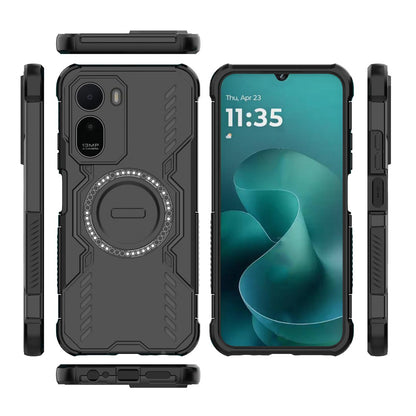 Θήκη MagSafe για Xiaomi Redmi A7 Pro 4G, Techsuit, ArmorMag, Μαύρο