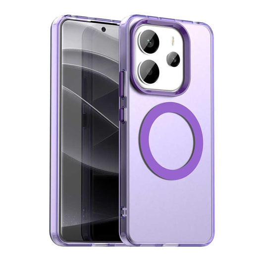 Θήκη MagSafe για Xiaomi Redmi Note 14 4G (Περιφερειακή), Techsuit, CandyCase, Μωβ