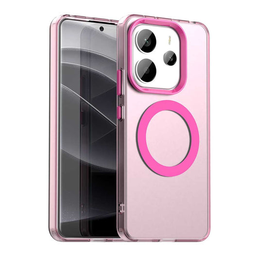 Θήκη MagSafe για Xiaomi Redmi Note 14 4G (Περιφερειακή), Techsuit, CandyCase, Ροζ