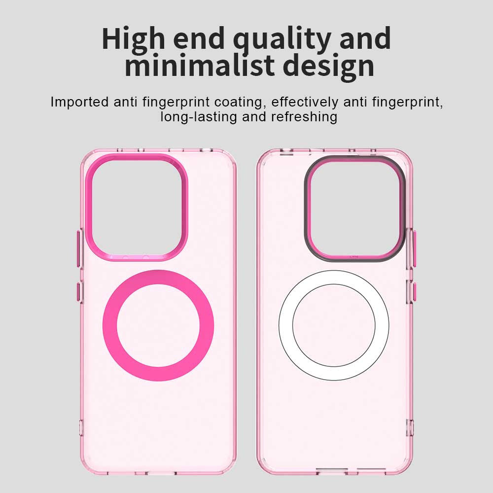 Θήκη MagSafe για Xiaomi Redmi Note 14 4G (Standard), Techsuit, CandyCase, Ροζ