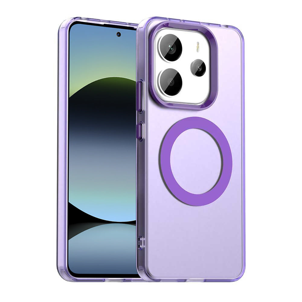 MagSafe Case for Xiaomi Redmi Note 14 5G, Techsuit, CandyCase, Purple