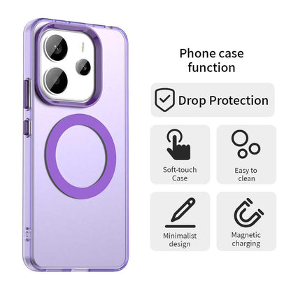 MagSafe Case for Xiaomi Redmi Note 14 5G, Techsuit, CandyCase, Purple