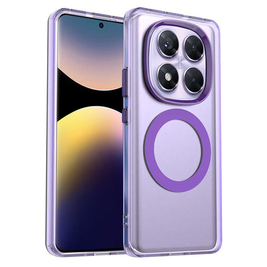 Θήκη MagSafe για Xiaomi Redmi Note 14 Pro 4G, Techsuit, CandyCase, Μωβ