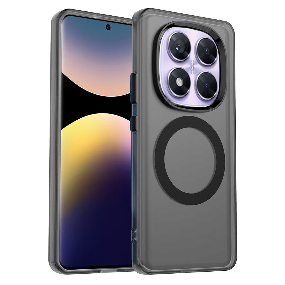 MagSafe Case for Xiaomi Redmi Note 14 Pro 4G, Techsuit, CandyCase, Black