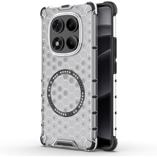 MagSafe Case for Xiaomi Redmi Note 14 Pro 4G, Techsuit, HoneyComb Shield, White