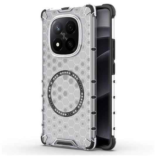 Θήκη MagSafe για Xiaomi Redmi Note 14 Pro+ 5G, Techsuit, HoneyComb Shield, Λευκό