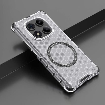 Θήκη MagSafe για Xiaomi Redmi Note 14 Pro+ 5G, Techsuit, HoneyComb Shield, Λευκό