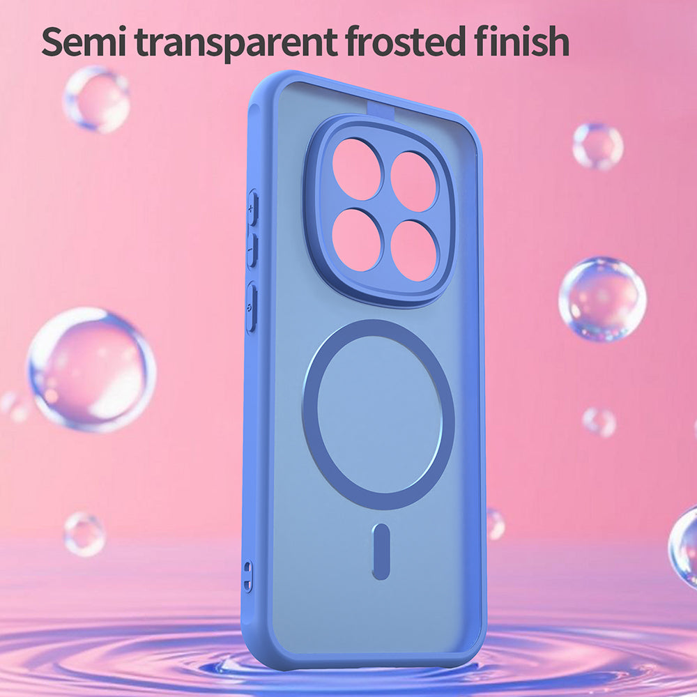 MagSafe Case for Xiaomi Redmi Note 15 Pro 5G, Techsuit, HaloFrost II, Blue