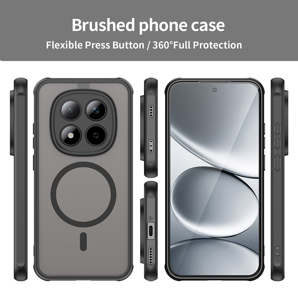 Θήκη MagSafe για Xiaomi Redmi Note 15 Pro 5G, Techsuit, HaloFrost II, Μαύρη