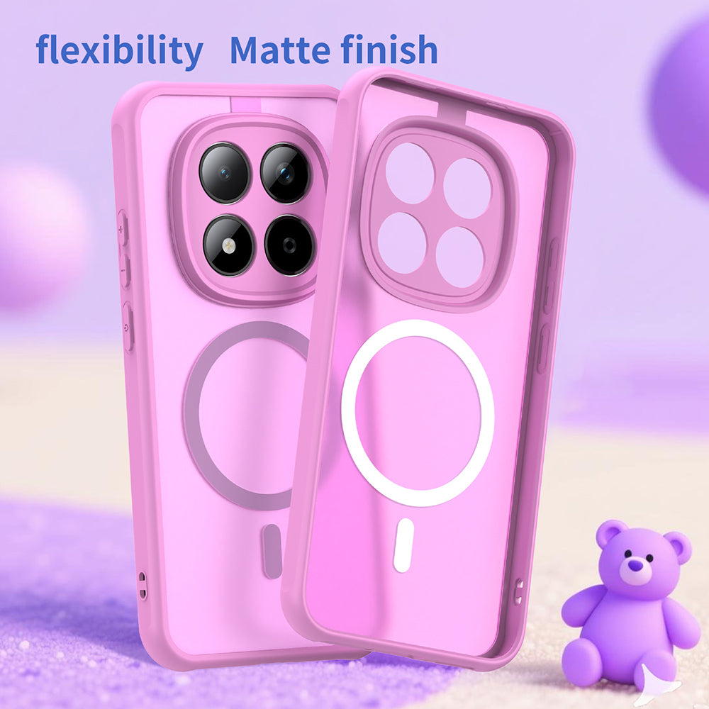 Θήκη MagSafe για Xiaomi Redmi Note 15 Pro 5G, Techsuit, HaloFrost II, Ροζ
