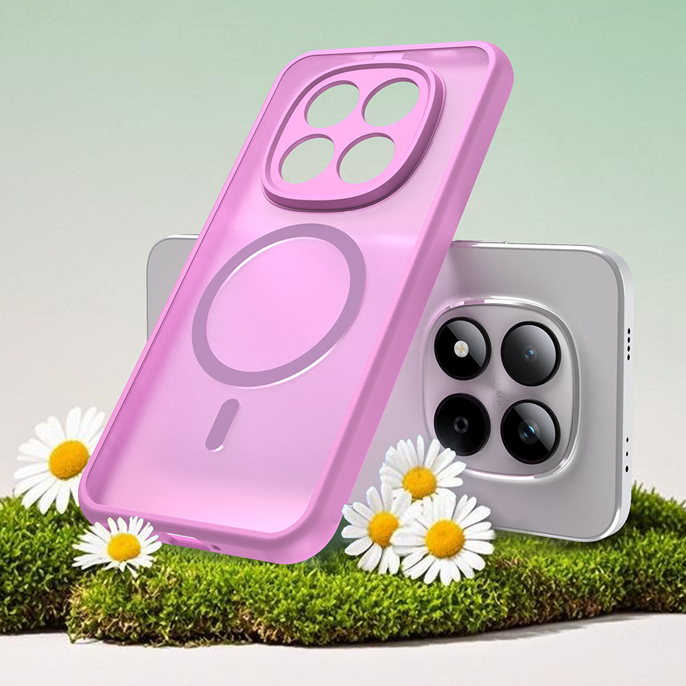 Θήκη MagSafe για Xiaomi Redmi Note 15 Pro 5G, Techsuit, HaloFrost II, Ροζ