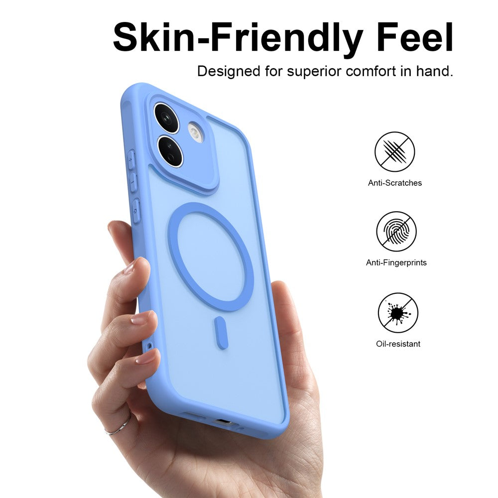 Θήκη MagSafe για Xiaomi Redmi Note 17 Pro, Techsuit, HaloFrost II, Μπλε