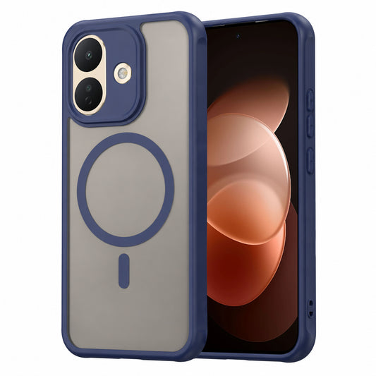 MagSafe Case for Xiaomi Redmi Note 17 Pro, Techsuit, HaloFrost II, Navy Blue
