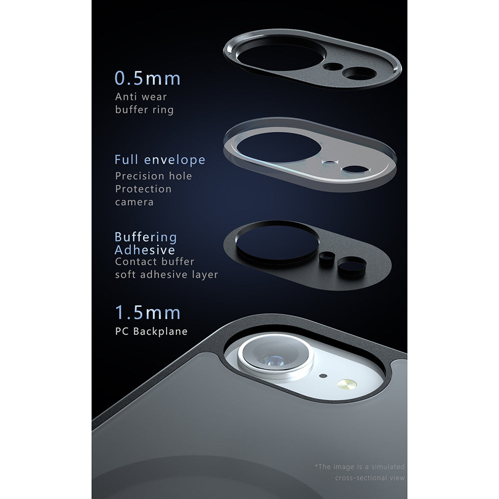Θήκη MagSafe για Apple iPhone 17 Pro, Techsuit, PureFrost, Μαύρη