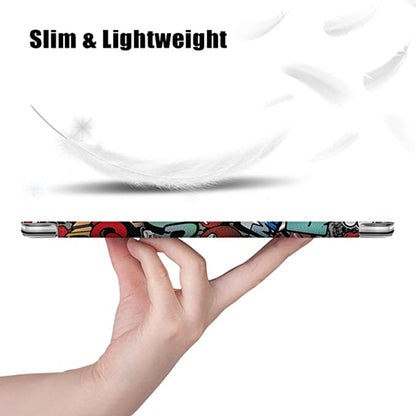 Θήκη για Apple iPad 10.2 (2021) / 10.2 (2020) / 10.2 (2019), Techsuit, FoldPro, Πολύχρωμη