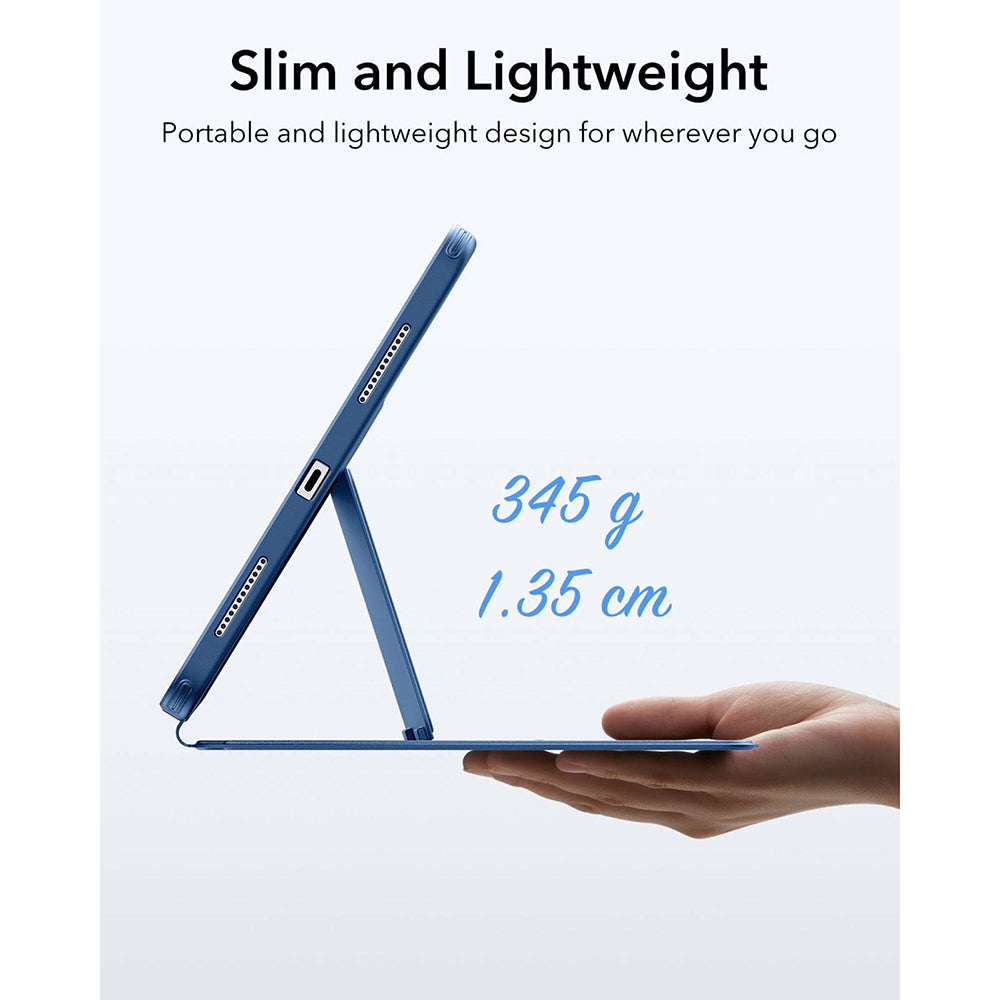 Θήκη για Apple iPad (2025) / (2022), ESR, Flip Hybrid, Μπλε