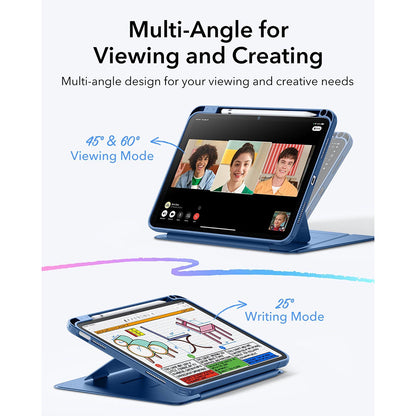 Θήκη για Apple iPad (2025) / (2022), ESR, Flip Hybrid, Μπλε