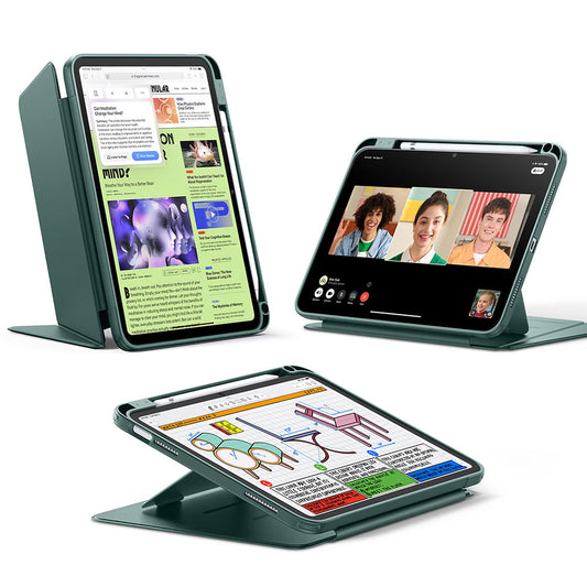 Θήκη για Apple iPad (2025) / (2022), ESR, Flip Hybrid με Θήκη Μολυβιού, Πράσινη