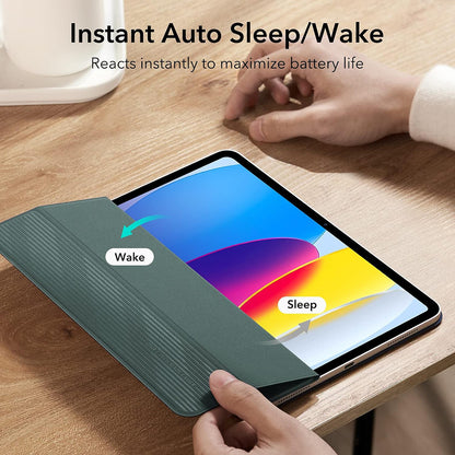 Θήκη για Apple iPad (2025) / (2022), ESR, Rebound, Πράσινο Σατέν