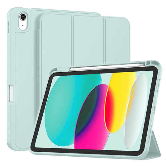 Θήκη για Apple iPad (2025) / (2022), Techsuit, Flex Trifold, Μπλε