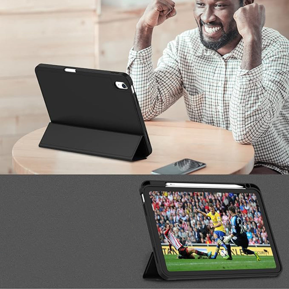 Θήκη για Apple iPad (2025) / (2022), Techsuit, Flex Trifold, Μωβ