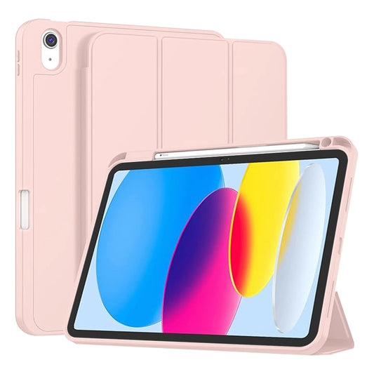 Θήκη για Apple iPad (2025) / (2022), Techsuit, Flex Trifold, Ροζ