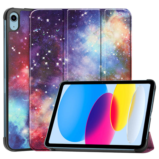 Case for Apple iPad (2025) / (2022), Techsuit, FoldPro Galaxy, Multicolor