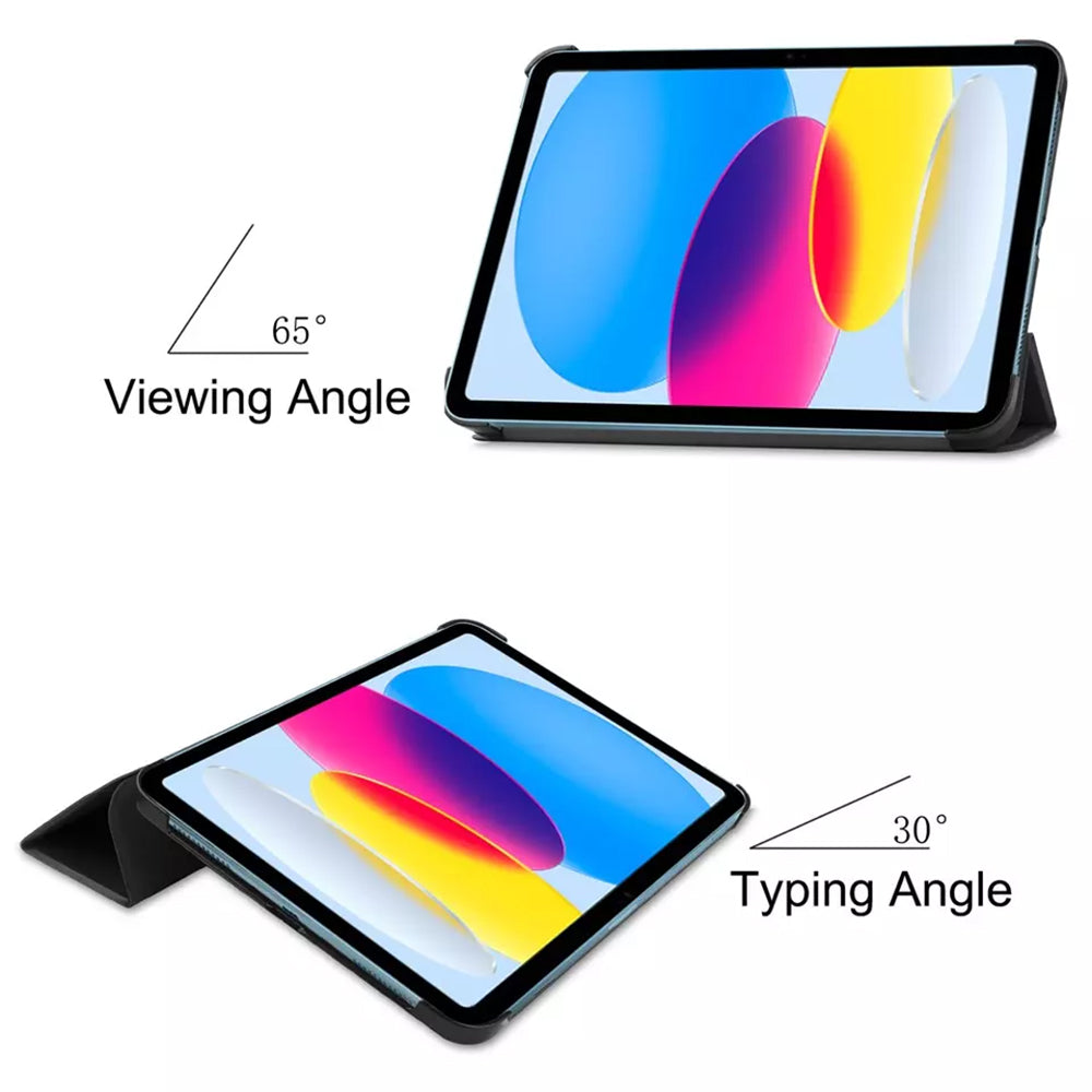 Θήκη για Apple iPad (2025) / (2022), Techsuit, FoldPro, Μαύρο