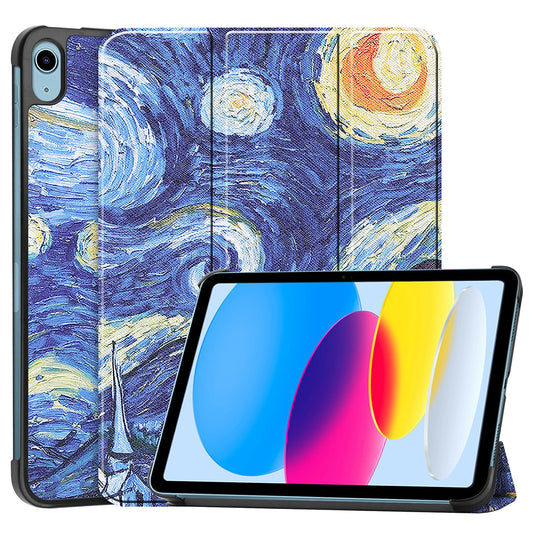 Case for Apple iPad (2025) / (2022), Techsuit, FoldPro Starry Night, Multicolor