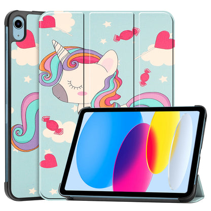 Θήκη για Apple iPad (2025) / (2022), Techsuit, FoldPro Unicorn, Πολύχρωμο